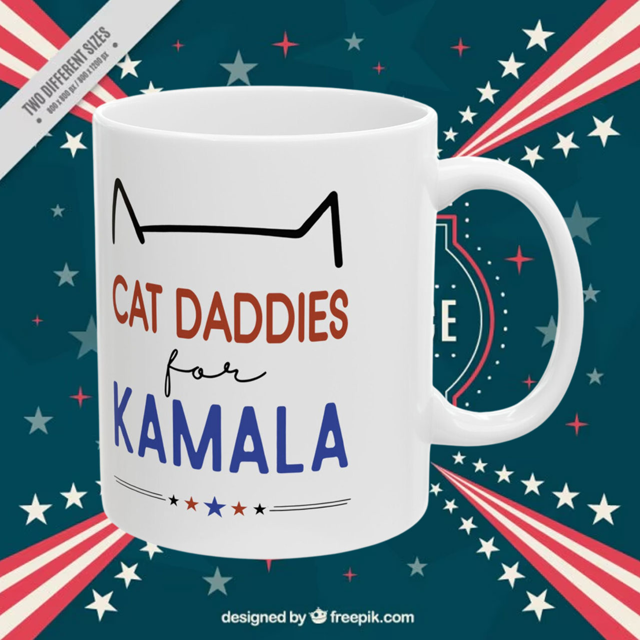Cat Daddies for Kamala Kids Mug