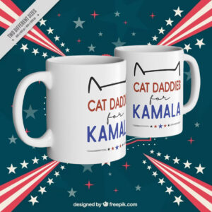 Cat Daddies for Kamala Kids Mug