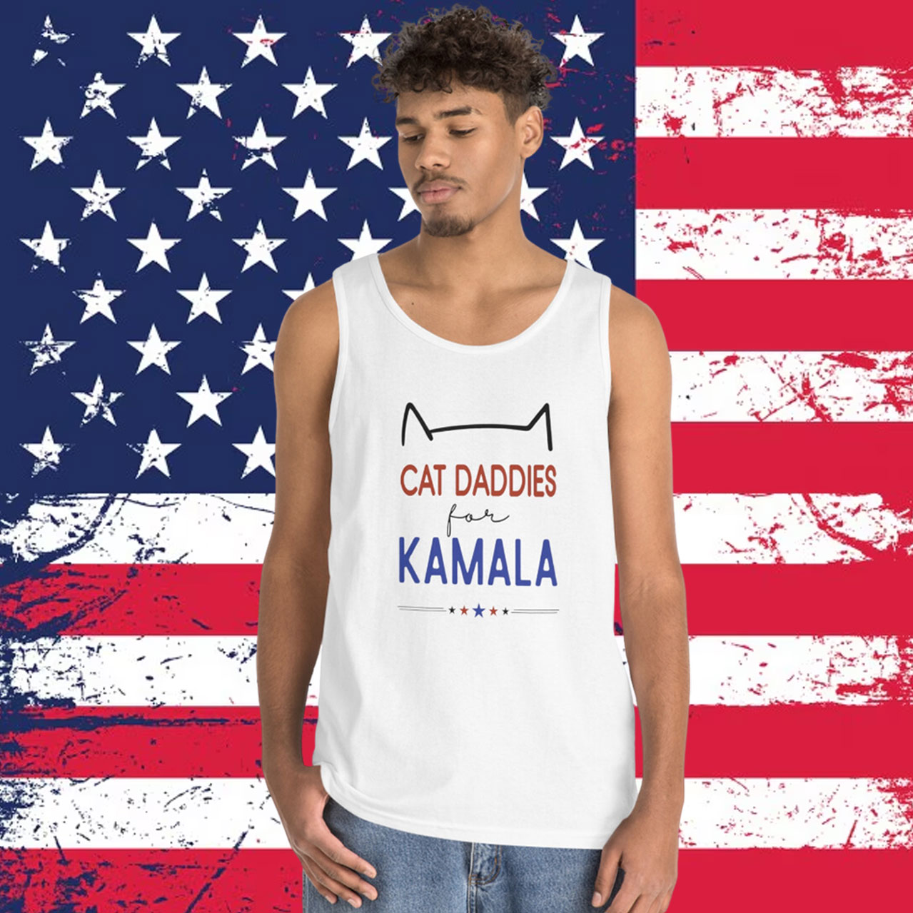 Cat Daddies for Kamala Tank Top Shirt