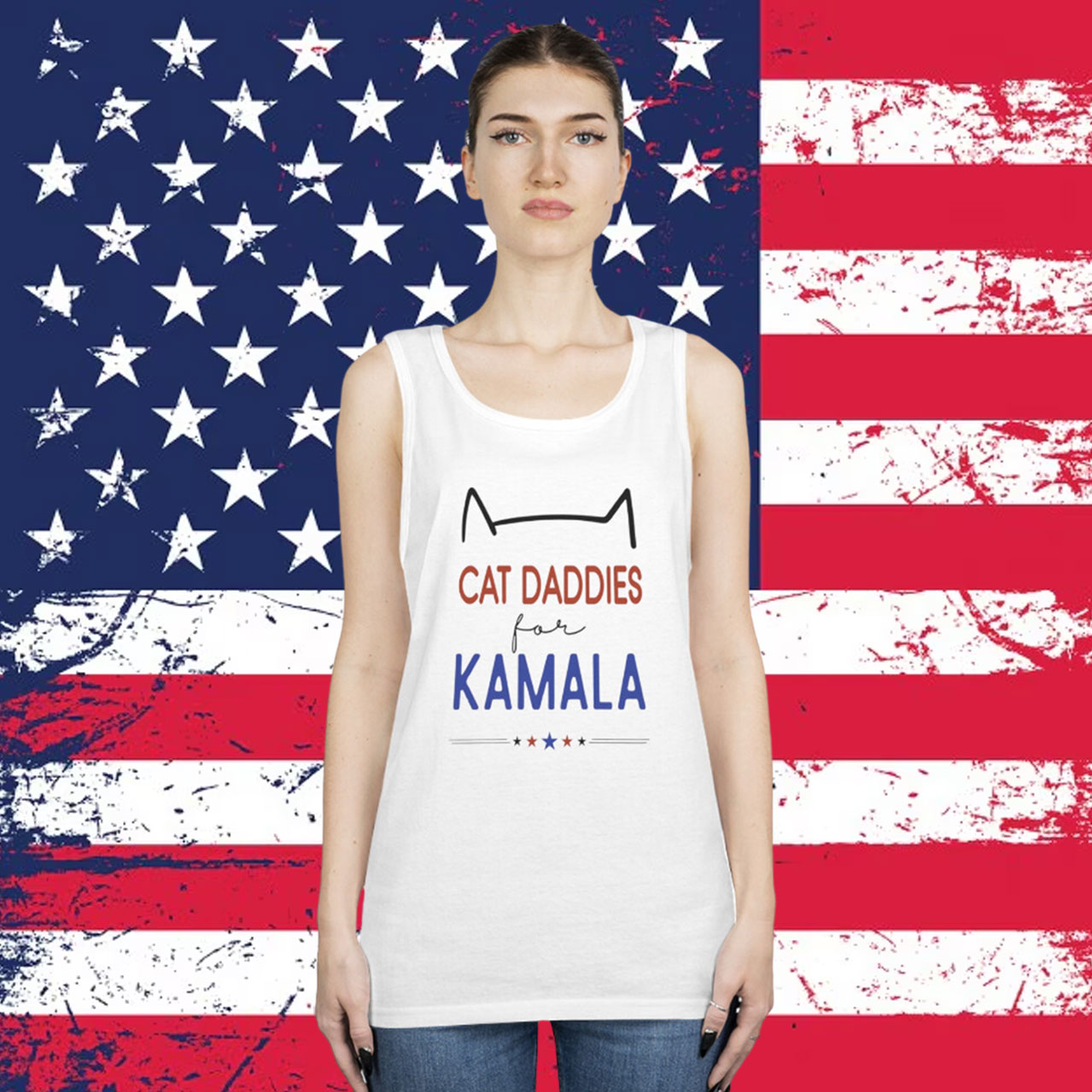 Cat Daddies for Kamala Tank Top Shirt