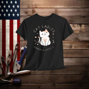 Cat Ladies For Kamala 2024 K Harris meme cat Shirt