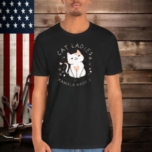 Cat Ladies For Kamala 2024 K Harris meme cat Shirt