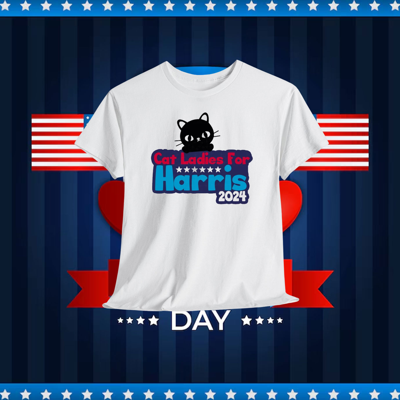 Cat Ladies for Harris, Childless CAT Lady Shirt