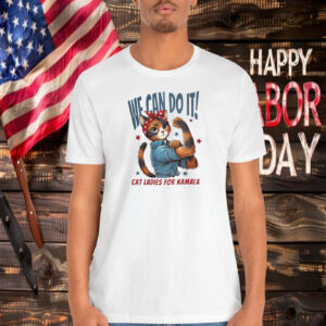 Cat Ladies for Kamala Shirt Childless Cat Lady Shirt Kamala Harris Shirt