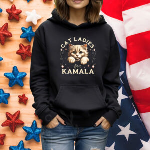 Cat Ladies for Kamala Shirt Kamala Harris Shirt Kamala 2024 Vote Democrat Feminist Shirt