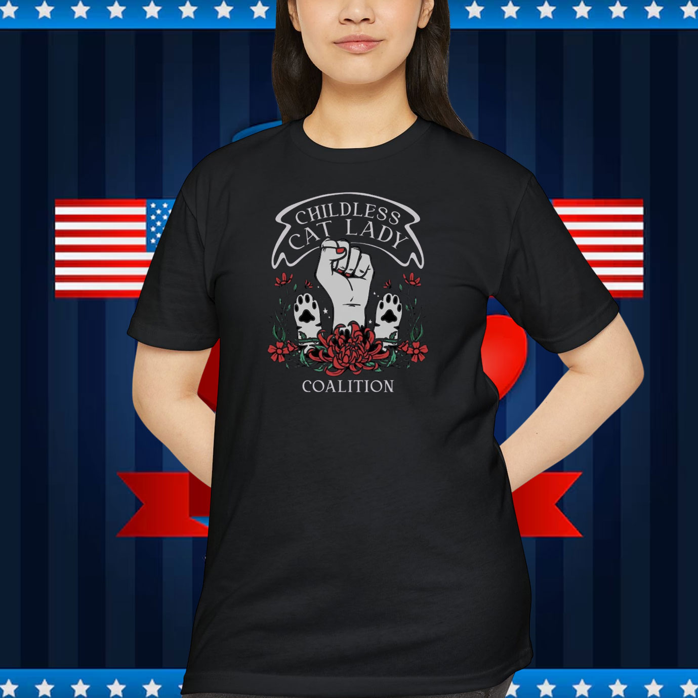 Cat Lady Coalition Women's shirt l cat Shirt l Gift for her l Cat Lover Shirt