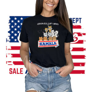 Childless Cat Ladies For Kamala Harris 2024 Shirt