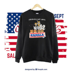 Childless Cat Ladies For Kamala Harris 2024 Shirt