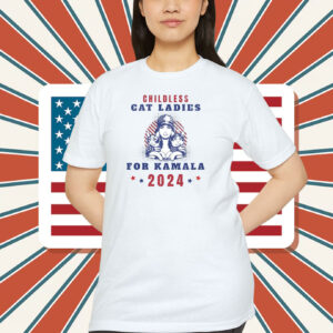 Childless Cat Ladies Png Kamala Harris Strong Shirt