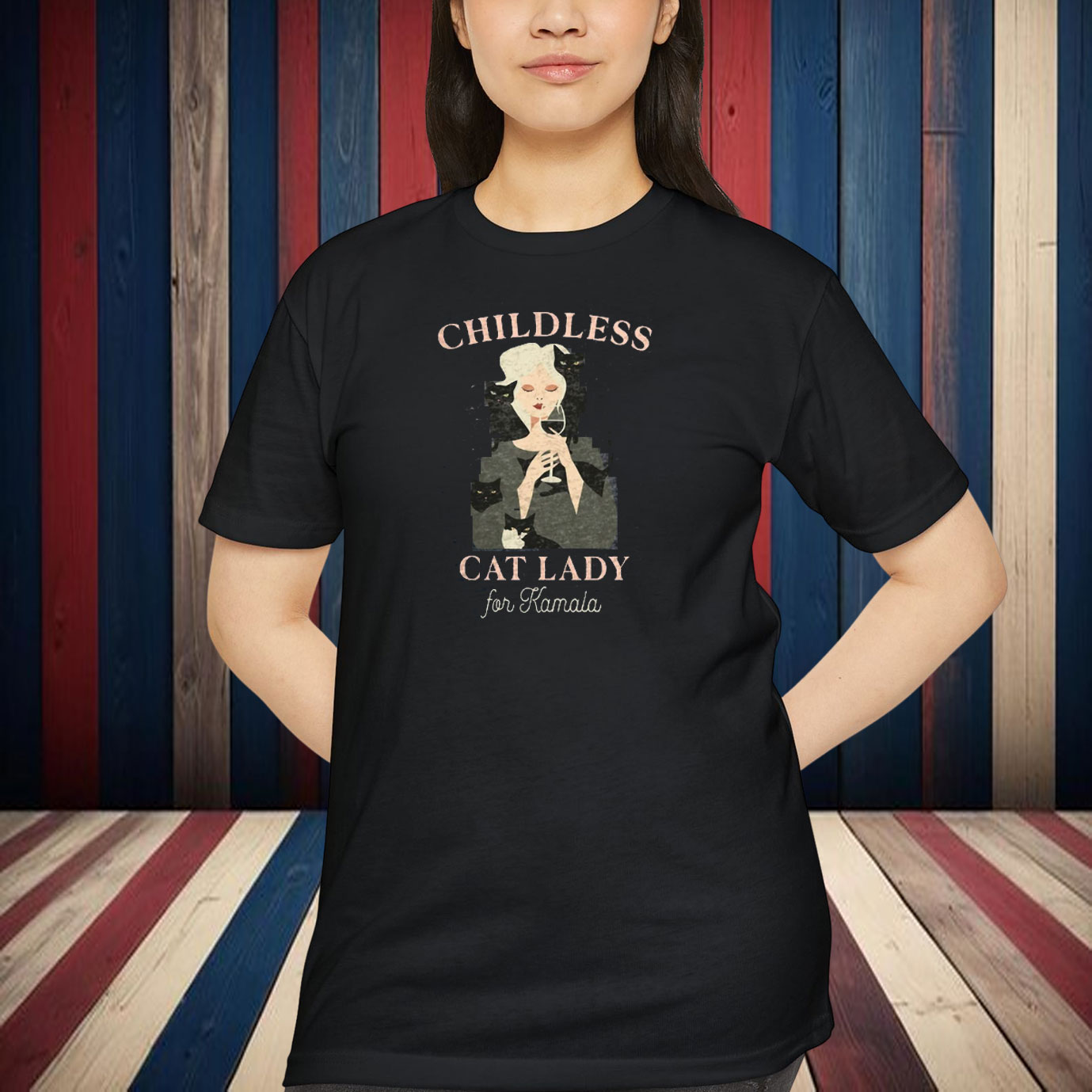Childless Cat Ladies Shirt Kamala 2024, Kamala Harris Cat Lady Shirt