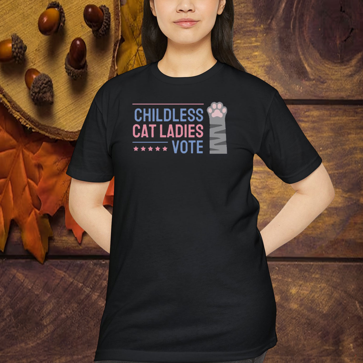 Childless Cat Ladies Vote Shirt, Funny 2024 Election