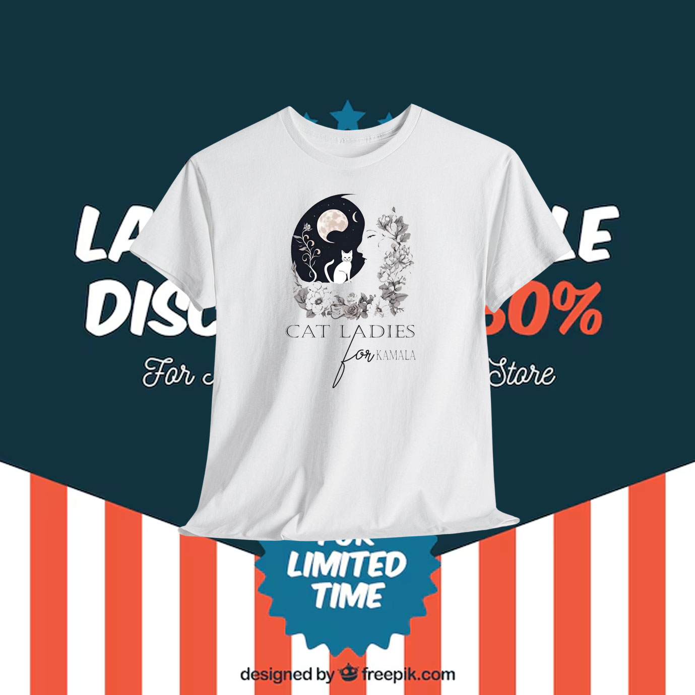 Childless Cat Ladies for Kamala, Childless Cat Lady Shirt