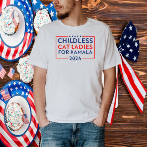 Childless Cat Ladies for Kamala T-Shirt, Kamala Harris Cat Lady Shirt
