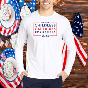Childless Cat Ladies for Kamala T-Shirt, Kamala Harris Cat Lady Shirt