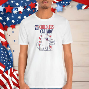 Childless Cat Lady Comfort Colors T-Shirt- Kamala Support Shirt