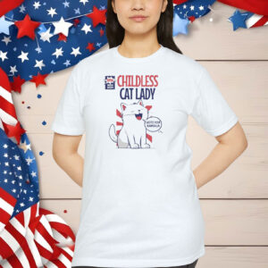 Childless Cat Lady Comfort Colors T-Shirt- Kamala Support Shirt