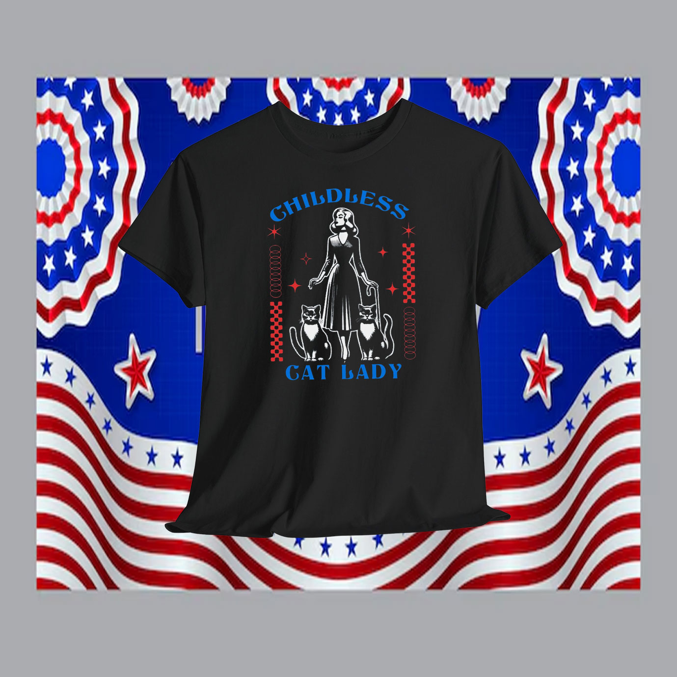 Childless Cat Lady Is Voting For Kamala 2024, President Kamala Shirt