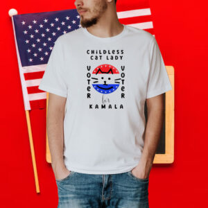 Childless Cat Lady Kamala Harris Voter shirt - 2024 election Shirt