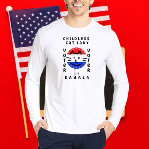 Childless Cat Lady Kamala Harris Voter shirt - 2024 election Shirt