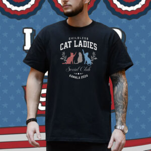 Childless Cat Lady Kamala Shirt, Kamala Harris President 2024 Shirt