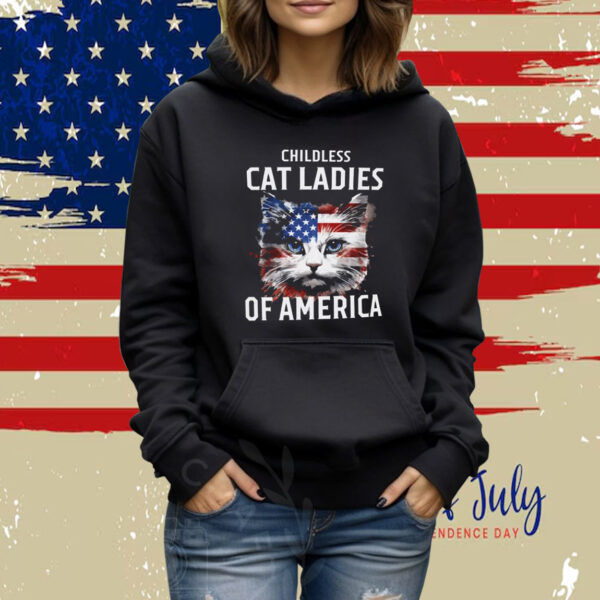 Childless Cat Lady Meme Shirt Kamala Harris 2024 Shirt