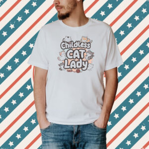 Childless Cat Lady Shirt 2024 Election Political Shirt