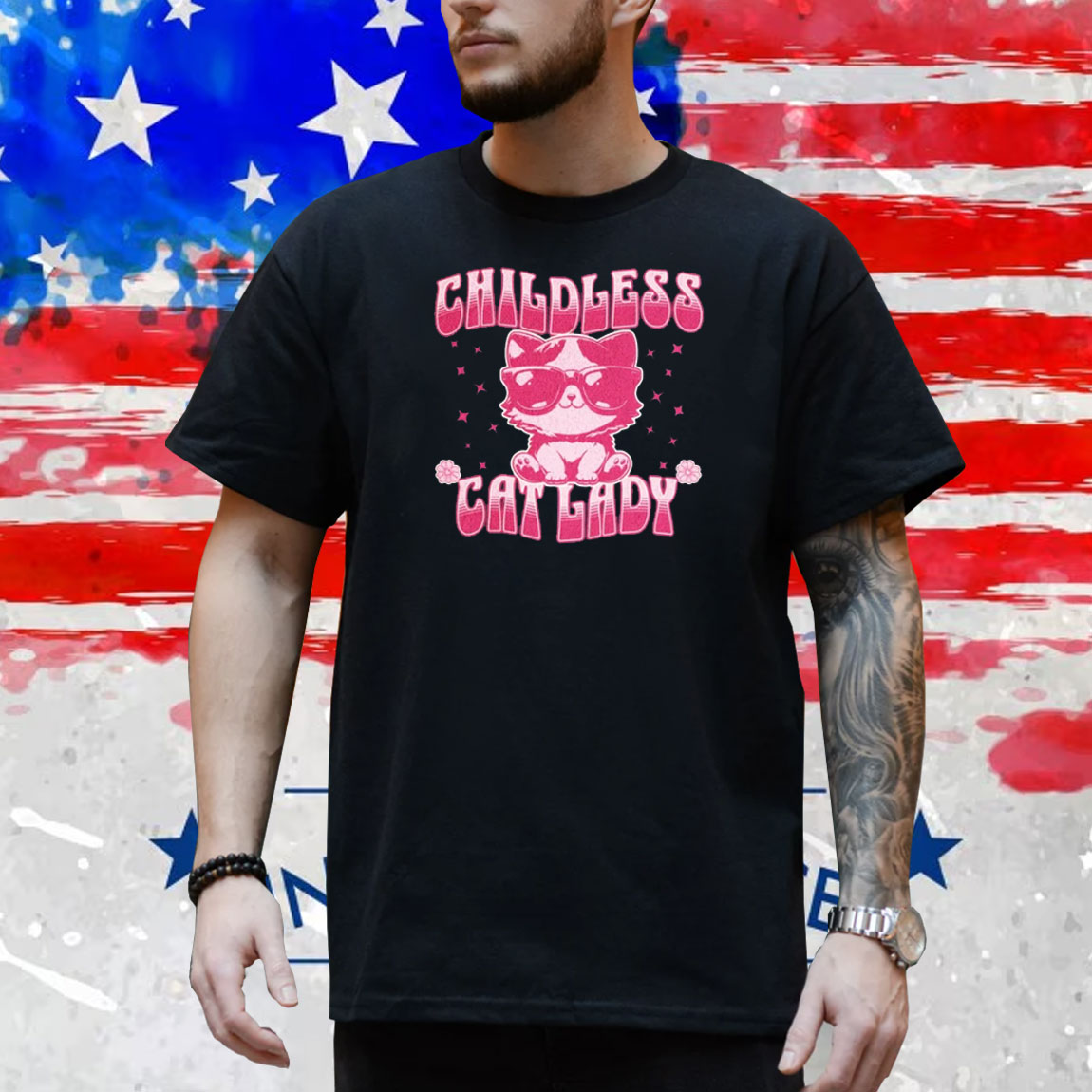 Childless Cat Lady Shirt | Cat Ladies for Kamala T-shirt | Kamala Harris 2024 Shirt