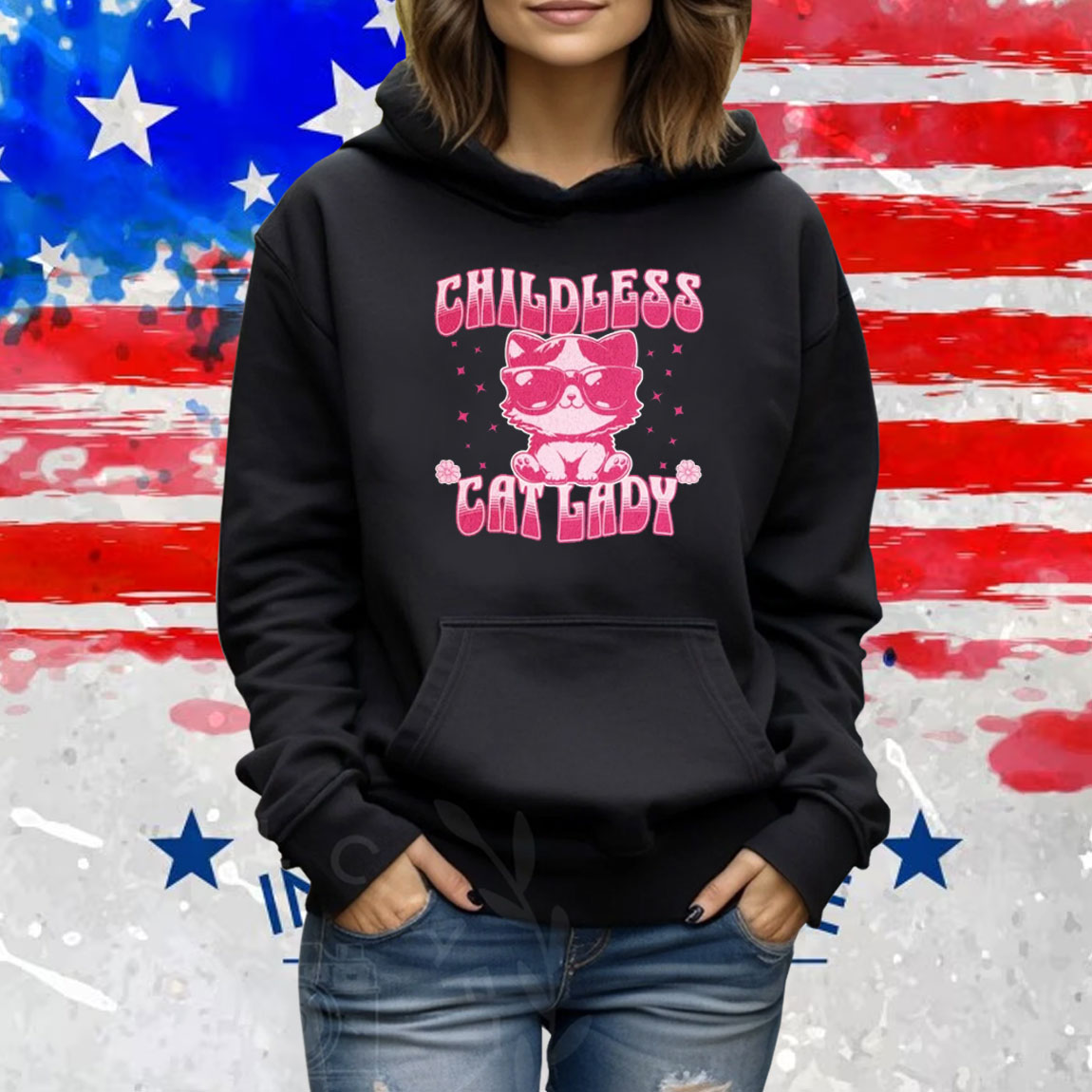 Childless Cat Lady Shirt | Cat Ladies for Kamala T-shirt | Kamala Harris 2024 Shirt