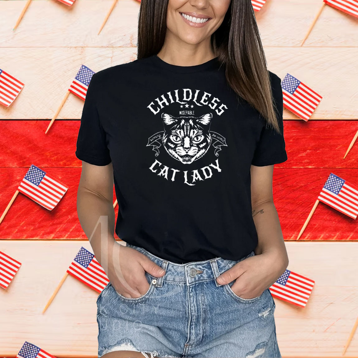 Childless Cat Lady Shirt,Kamala Harris Shirt