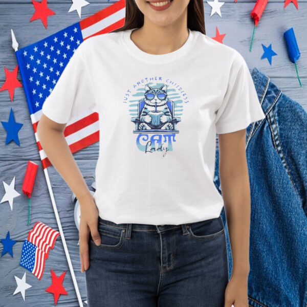 Childless Cat Lady Tee, Cat Mom, Vote Blue, Kamala Harris, Cute Cat Shirt