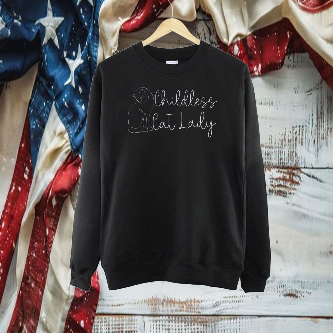 Childless Cat Lady Tshirt, 2024 Election Political Shirt
