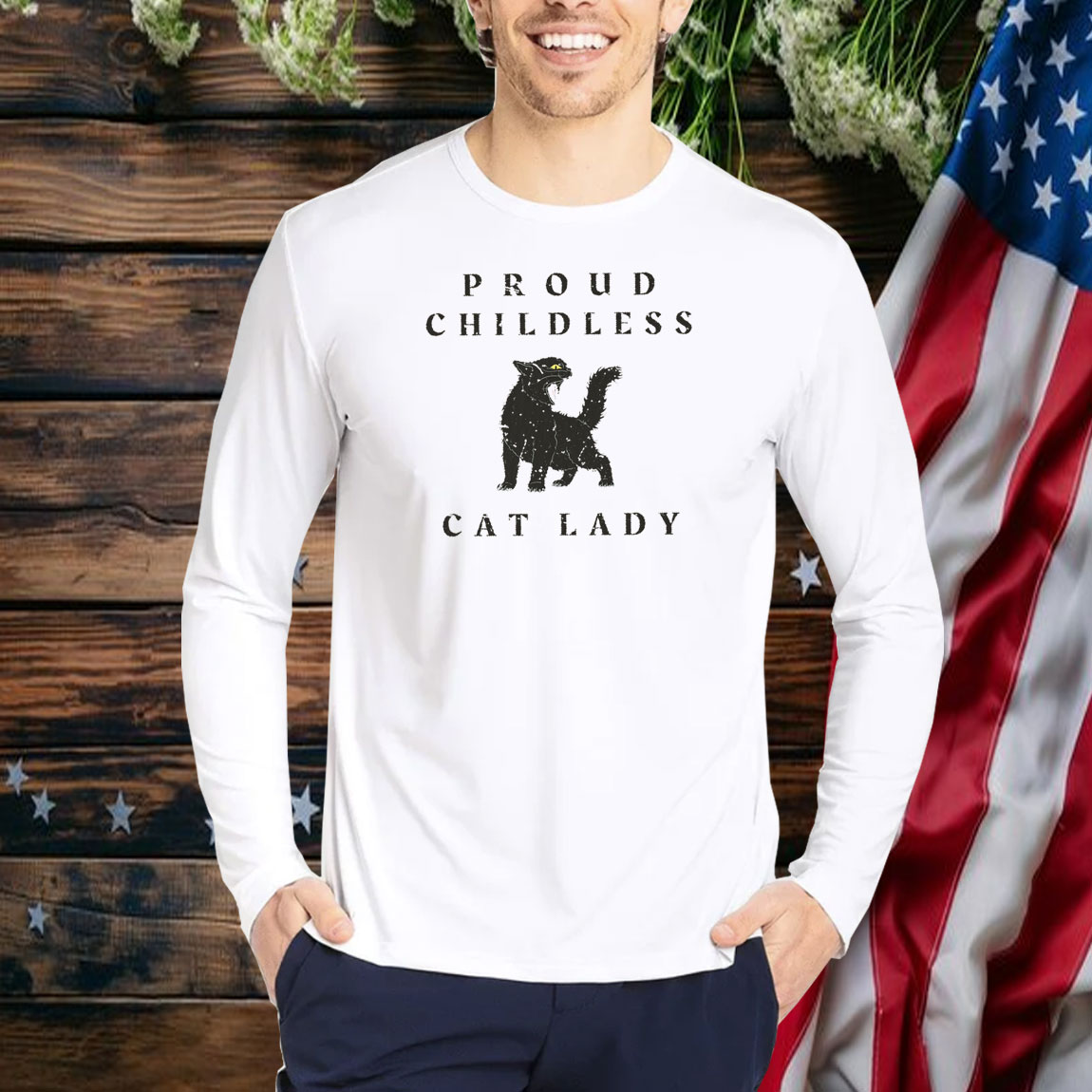 Childless Cat Lady Tshirt 2024 Shirt