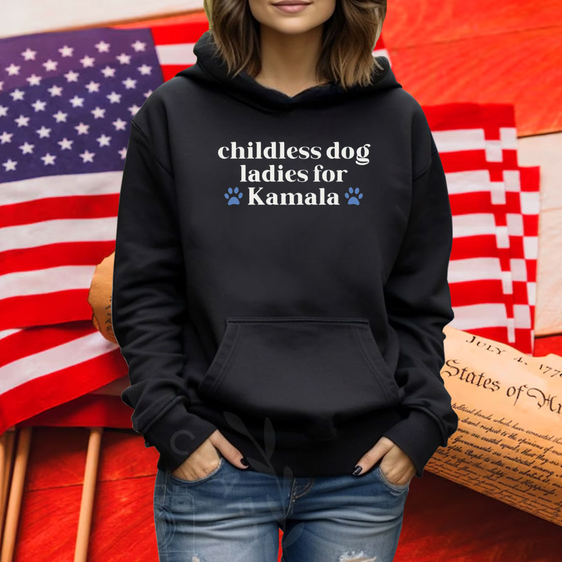 Childless Dog Ladies for Kamala Shirt, Kamala Harris 2024 Shirt