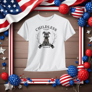 Childless Dog Lady Shirt Kamala Harris T-Shirt Voting Shirt