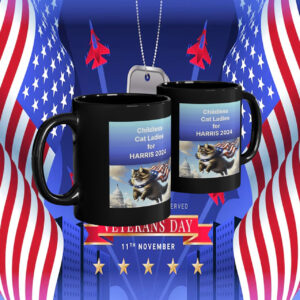 Childless For Cat Ladies For Kamala Harris 2024 Mug