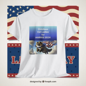 Childless For Cat Ladies For Kamala Harris Shirt