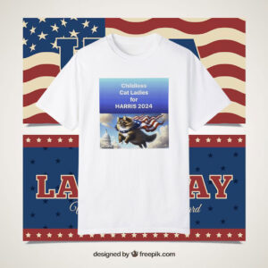 Childless For Cat Ladies For Kamala Harris Shirt