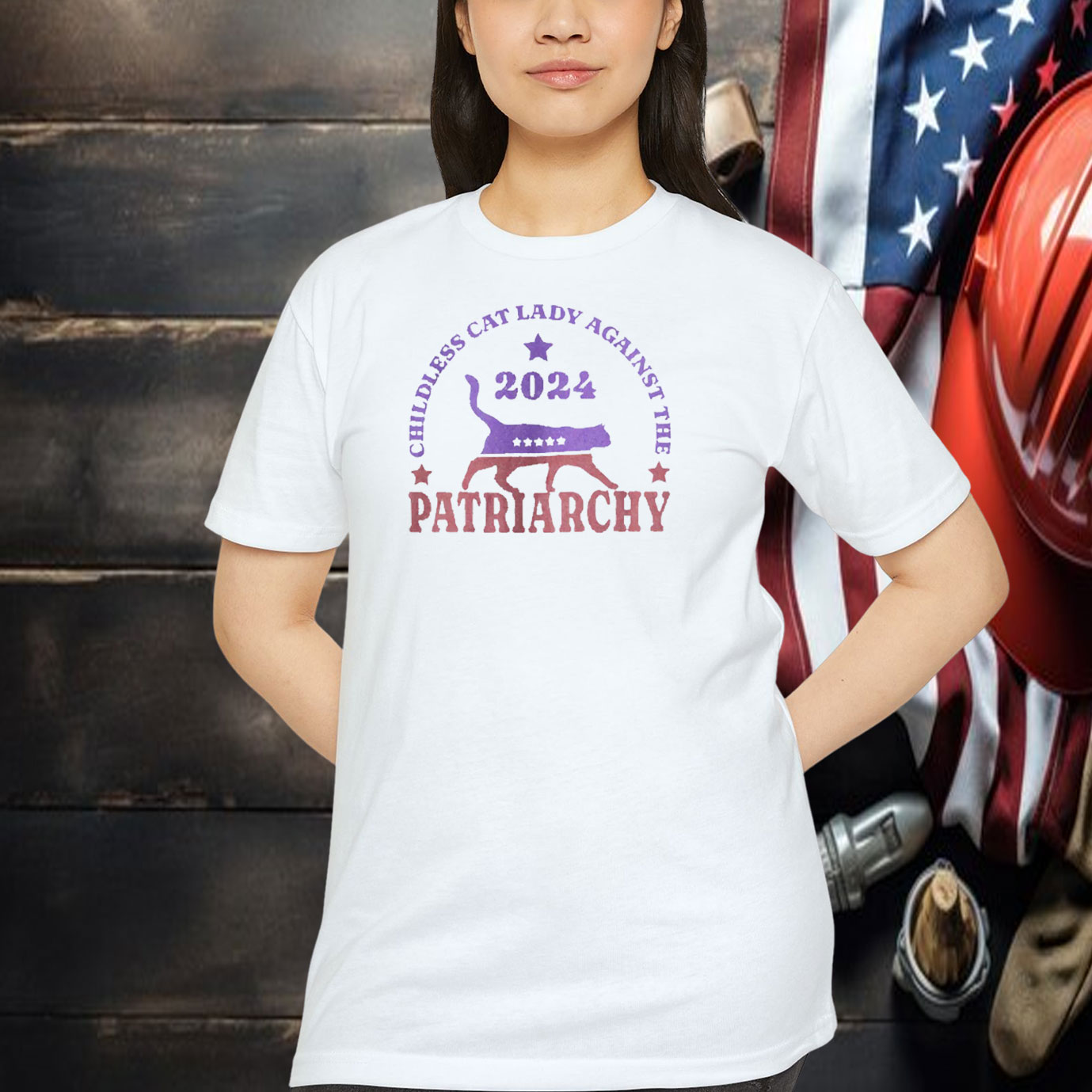 Childless cat lady for Kamala, Childless cat lady for Harris Shirts