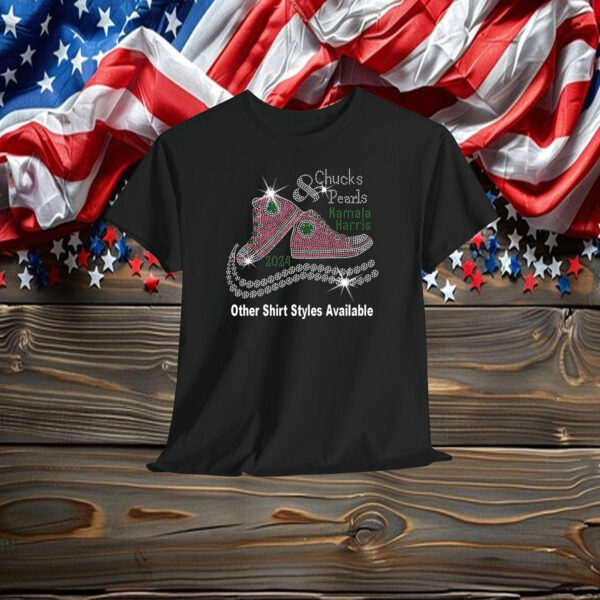 Chucks and Pearls Kamala Harris 2024 Shirt