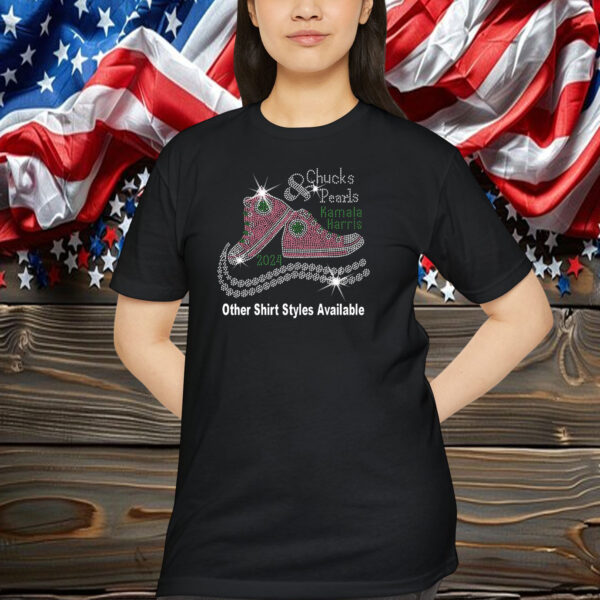 Chucks and Pearls Kamala Harris 2024 Shirt