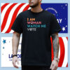I Am Woman Watch Me Vote Shirt, Election 2024 Shirt, Voter Registration Election Shirt