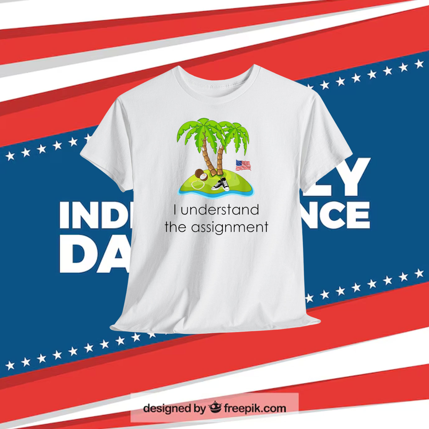 I Understand The Assignment K Harris Coconut Tree Shirt