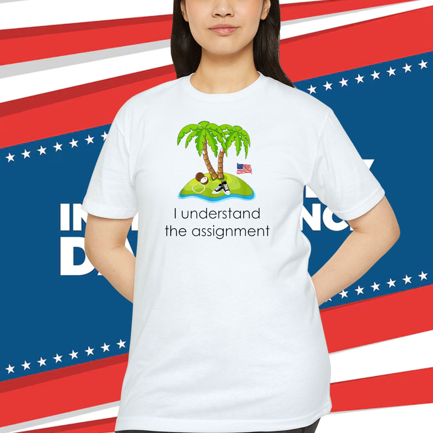 I Understand The Assignment K Harris Coconut Tree Shirt