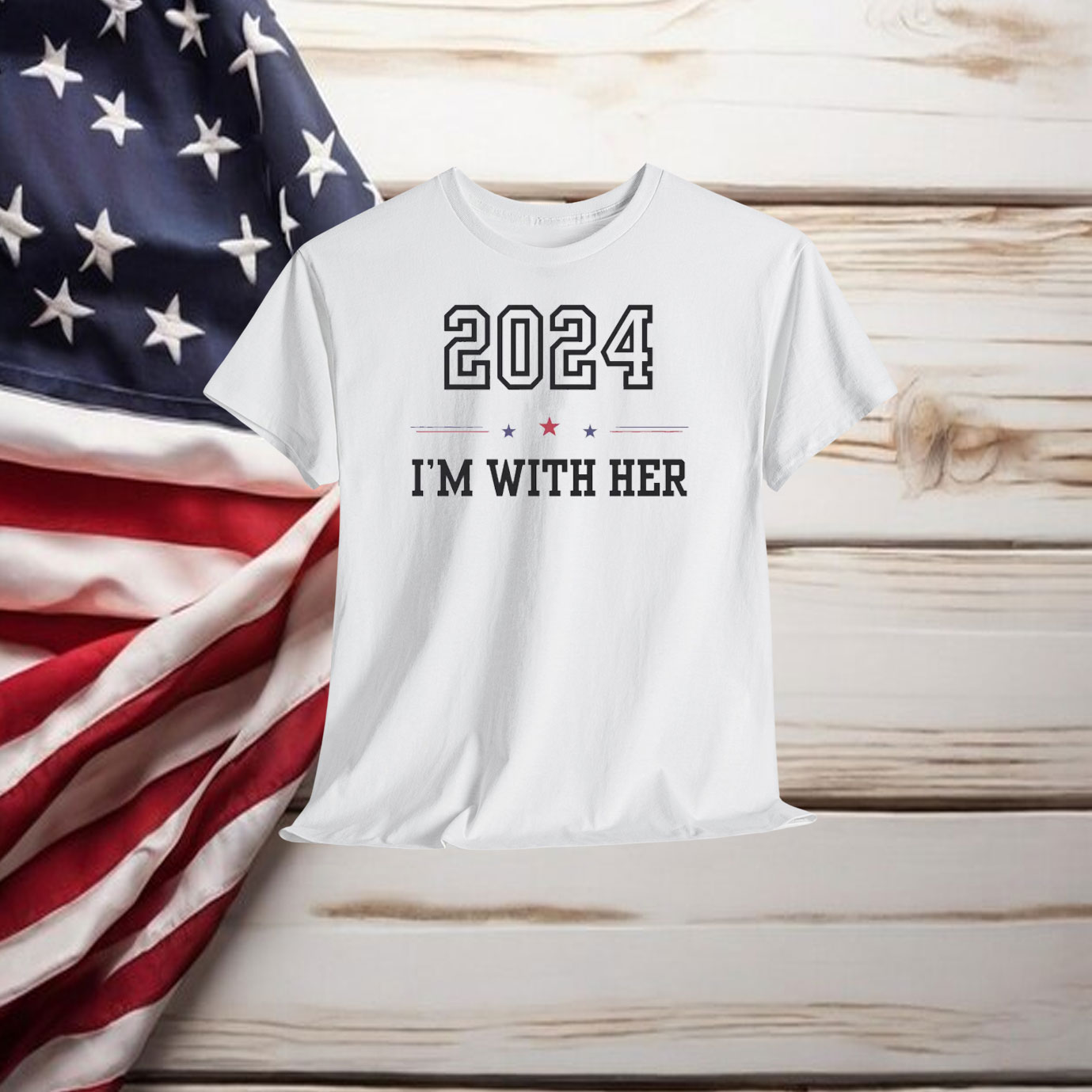 I'm With Her 2024 Comfort Colors Shirt