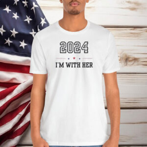I'm With Her 2024 Comfort Colors Shirt