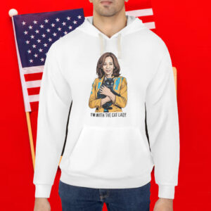 I'm with the cat lady shirt I'm with Kamala Harris T-Shirt Kamala Harris 2024 Shirt