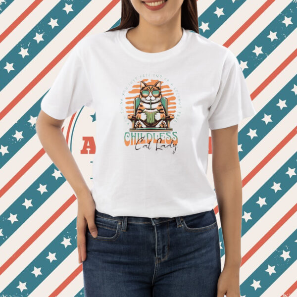 Kamala Coconut Tree Shirt, Fell Out of Coconut Tree, Kamala Childless Cat Lady Shirt
