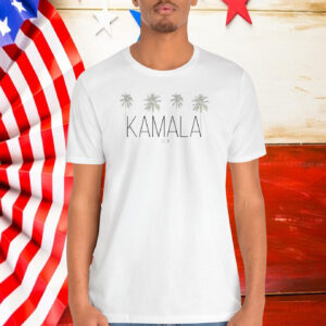 Kamala Harris Coconut Tree for President 2024 Women’s V-Neck casual Shirt