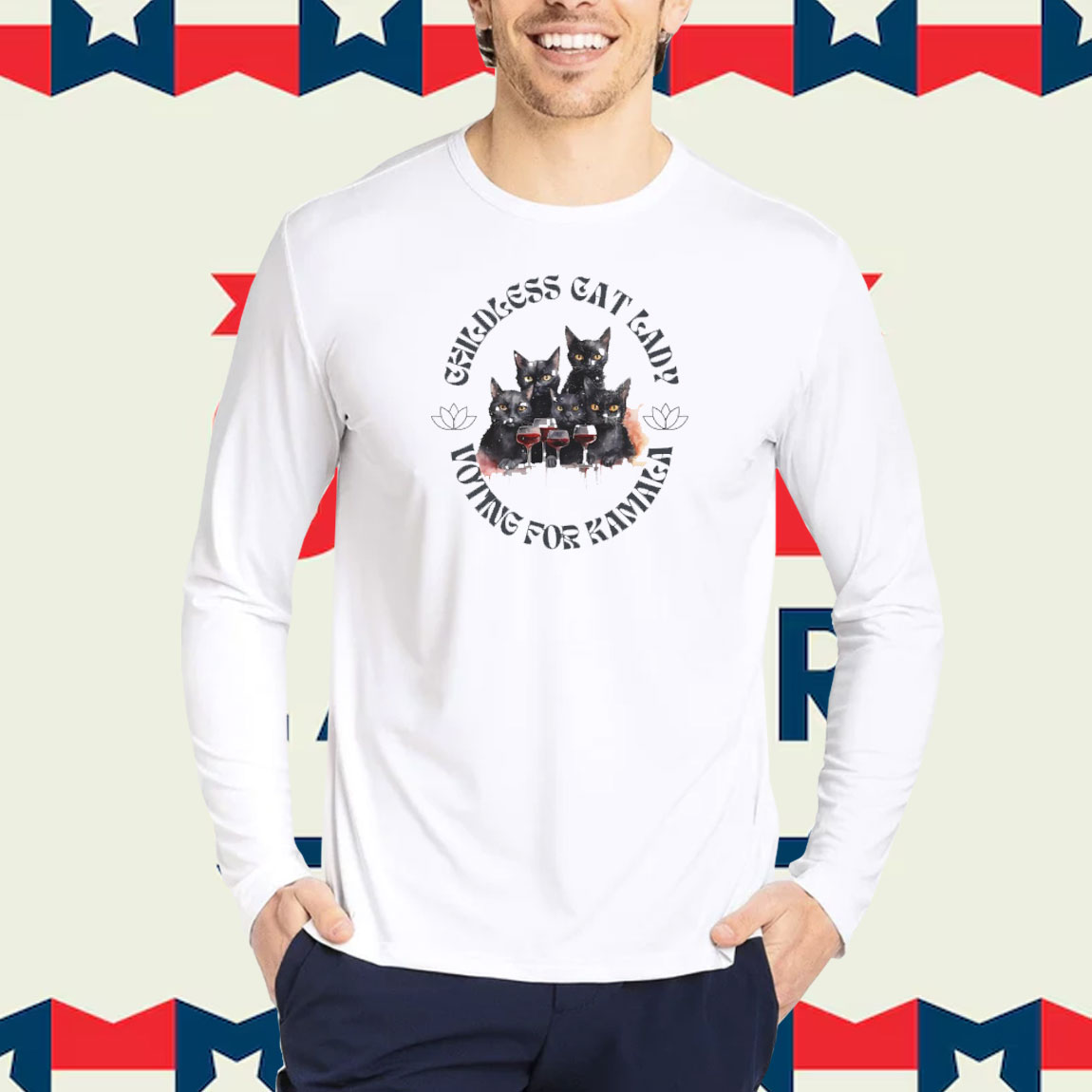 Kamala Harris Shirt, Childless Cat Ladies For Harris Shirt