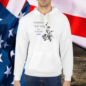 Kamala Harris Shirt: Childless Cat Ladies for Kamala Harris 47 Funny Pro Kamala 2024 Shirt